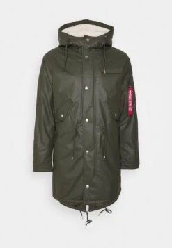 Alpha Industries RAINCOAT - Parka - Black 12 Alpha Industries RAINCOAT - Parka - Black -Herrenbekleidung 3bceb96d776040ce915c858463ed308d