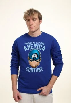 Henry Tiger AVENGERS CLASSIC CAPT AMERICA COSTUME - Sweatshirt - Royal Blue -Herrenbekleidung 3c199bc7a26346edafc232b8cfe33986