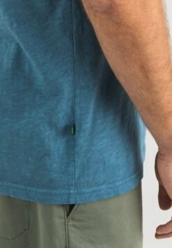 S/S FRESCO - T-Shirt Print - Etna Blue -Herrenbekleidung 3c336ef6db934473b104533558211431