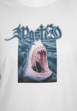 JAWS UNISEX - T-Shirt Print - White -Herrenbekleidung 3c688b31c5904cfd94462fd854b65a07