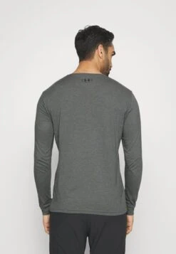 Under Armour SPORTSTYLE LEFT CHEST - Sport T-shirt - Pitch Gray Medium Heather/black -Herrenbekleidung 3e6824988d2c4cde8168ae02f5f291d0