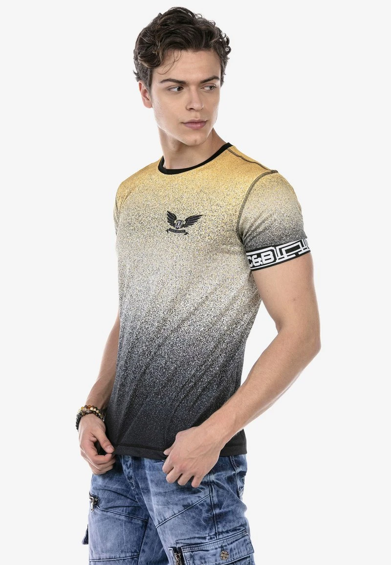 Cipo & Baxx T-Shirt Print - Yellow 6 Cipo & Baxx T-Shirt Print - Yellow – Bild 4