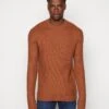 Jack & Jones JORBLAKE CREW NECK - Strickpullover - Tortoise Shell -Herrenbekleidung 429e68e4ceb0451fb61a3173c22b794d