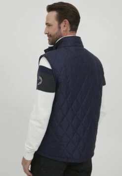 FQANDO - Weste - Navy Blazer -Herrenbekleidung 443be71ea7e743d39982a79fec957b6f