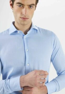 SLIM FIT - Businesshemd - Azzurro -Herrenbekleidung 45ba4b9c0d8446b9a5200bdef5e2cb23