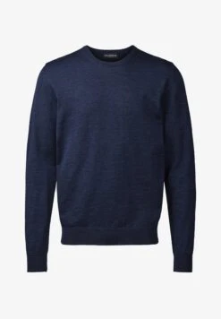 Clipper MILAN - Strickpullover - Dark Blue Mouliné -Herrenbekleidung 479d234a3c97458cb98d13fd8ef680df