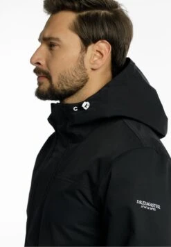 DREIMASTER TYLIN - Regenjacke / Wasserabweisende Jacke - Schwarz -Herrenbekleidung 4878c6b8cdb1492daea39b7342755a1e
