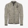 Carisma MIT STICKEREI UND ZOPFMUSTER - Strickjacke - Beige -Herrenbekleidung 49497b96d2ed4109b6a785f40a09e055