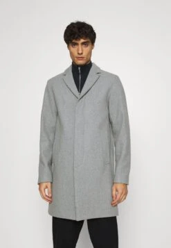 Selected Homme SLHHAGEN COAT - Klassischer Mantel - Grey Melange