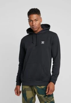 Adidas Originals ESSENTIAL HOODY UNISEX - Kapuzenpullover - Black