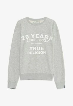 True Religion 20 YEARS SWEA - Sweatshirt - Grey Marl -Herrenbekleidung 4e52f43f51c4477b994ba04891ecba2e