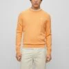 Boss KANOVANO - Strickpullover - Light Orange Three -Herrenbekleidung 4e64ec518fcd42a3baf17c8024c5a735