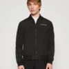 Antony Morato REGULAR FIT IN TECHNO FABRIC TOUCH WITH TRANSFER RUBB - Leichte Jacke - Black