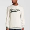SCHRIFTZUG - Strickpullover - Off-white