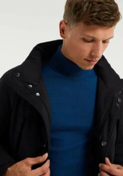 WE FASHION MET CAPUCHON - Parka - Black -Herrenbekleidung 52bcb1bcb5924ac8abf0082e43032039