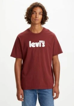 TEE CORE POSTER PORT GRAP - T-Shirt Print - Bordeaux