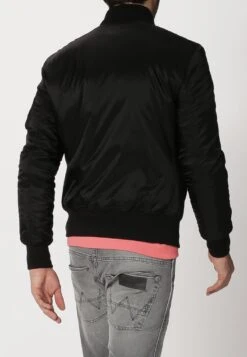 URBAN CLASSICS BASIC - Bomberjacke - Black -Herrenbekleidung 5c0bef8b406e4989915da75655ebbe26