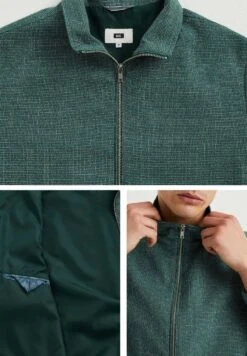 WE FASHION MET DESSIN - Übergangsjacke - Green -Herrenbekleidung 5de1944253e743c8a24eff94f09991f1