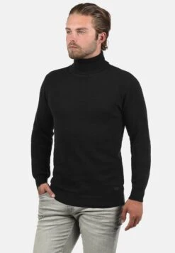 Solid SDKARLOS - Strickpullover - Black -Herrenbekleidung 5e7bdeb23fbb43eb9f4f706741ceed6c 1