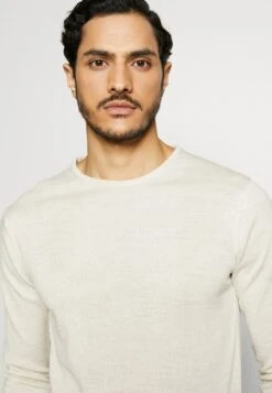 CASUAL FRIDAY CFKENT MERINO CREW NECK KNIT - Strickpullover - Sand -Herrenbekleidung 5f84fe56b0b84a42a0e7a102eba9f660