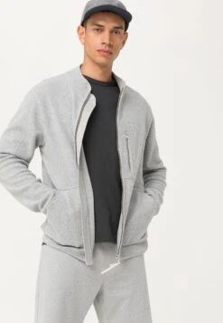 ORGANIC FLEECEJACKE - Fleecejacke - Grau