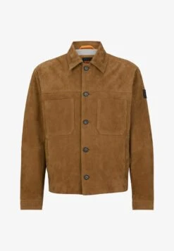 Boss Lederjacke - Open Beige -Herrenbekleidung 629dc24b24e04842b860b59ef5c20e7a