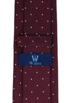 STRUKTUR TUPFEN - Krawatte - Bordeaux -Herrenbekleidung 6403551a217542dabbc579c098c81b02