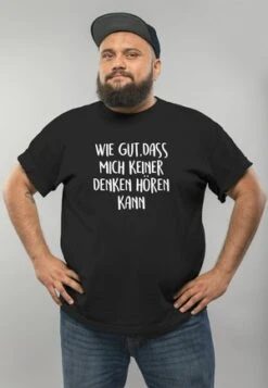 SPRUCH NICHT MEIN ZIRKUS NICHT MEINE AFFEN FUN-SH - T-Shirt Print - Schwarz -Herrenbekleidung 6844dbf404804d8488198dc9d74f1b02