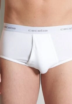 2 PACK - Panties - Weiß Hell Uni -Herrenbekleidung 68646bf1b1e148cc95885c878ca46024