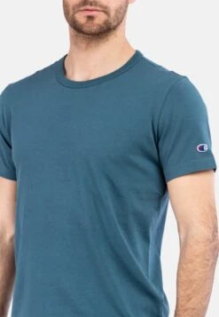 Champion Reverse Weave CREWNECK - T-Shirt Basic - Steel Blue -Herrenbekleidung 68edcca01b6a4c6f95d689d809b85912