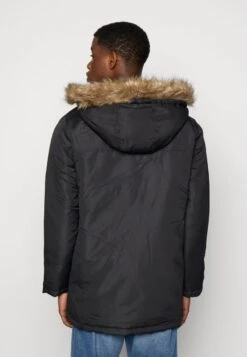 Jack & Jones JJECRAFT - Wintermantel - Black -Herrenbekleidung 6930607e488c4ce6a029a6542f4ba15f