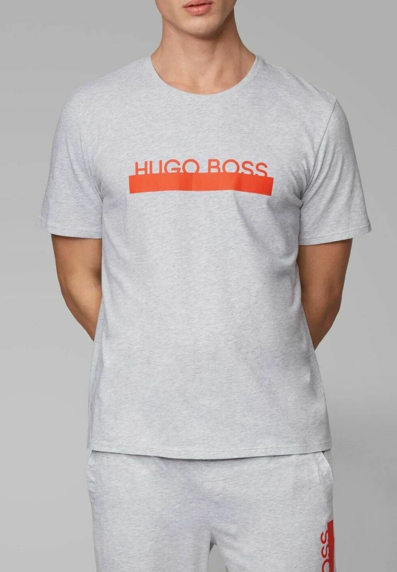 Boss STRIPE TEXT LOGO TEE - T-Shirt Print - Grey 7 Boss STRIPE TEXT LOGO TEE - T-Shirt Print - Grey – Bild 5