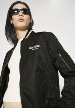Iceberg GIUBBOTTO TESSUTO - Bomberjacke - Nero -Herrenbekleidung 6ab4d3c9f969497c8397d97b31af4bff