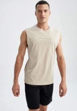 DeFacto BOX FIT - Top - White -Herrenbekleidung 6cd84443e0d446aaa924373f650a39ad