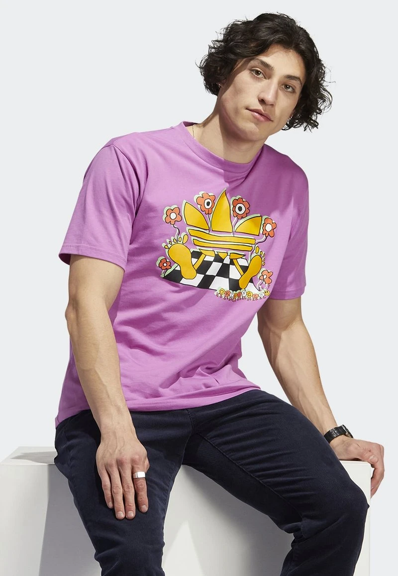 Adidas Originals CARTOON TREFOIL - T-Shirt Print - Purple 5 Adidas Originals CARTOON TREFOIL - T-Shirt Print - Purple – Bild 3
