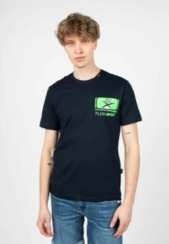 Plein Sport T-Shirt Print - Dunkelblau -Herrenbekleidung 6fe8fc346e554e36bcc3a1a29f56a8b2