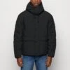 Abercrombie & Fitch CLOUD JACKET - Wintermantel - Black