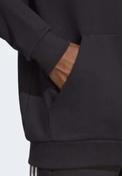 Adidas Originals TREFOIL HOODY - Kapuzenpullover - Black -Herrenbekleidung 742fb93d1ef448fca4c255f9f7a310df