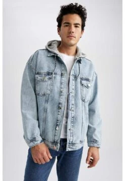 DeFacto OVERSIZE FIT - Jeansjacke - Blue