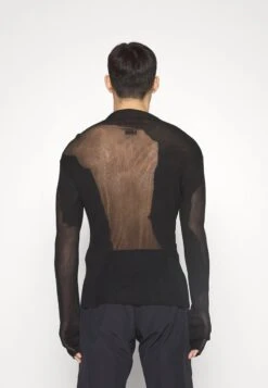 032c TRANSPARENT TURTLENECK - Strickpullover - Black -Herrenbekleidung 7699ff13f3f84e218566dcc10fdebbe0