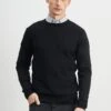 STANDARD FIT O COLLAR - Strickpullover - Black -Herrenbekleidung 7e16e1b279764d2086db85dac7366c90