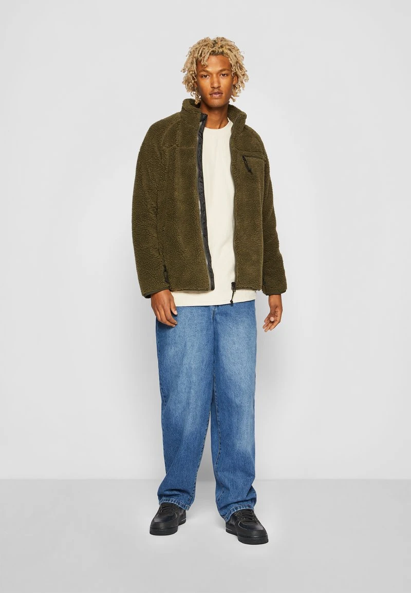 Brandit ACCESSOIRES TEDDY - Fleecejacke - Olive 4 Brandit ACCESSOIRES TEDDY - Fleecejacke - Olive – Bild 2