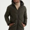 DeFacto REGULAR FIT - Wintermantel - Khaki -Herrenbekleidung 82fcf41451d847cd87c035203b603037