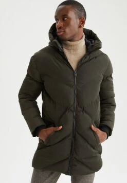DeFacto REGULAR FIT - Wintermantel - Khaki