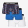 URBAN CLASSICS HERREN 3-PACK - Panties - Neon Stripe Aop/boxer Blue/wht -Herrenbekleidung 846bb51425674bc1852d1a877648c810