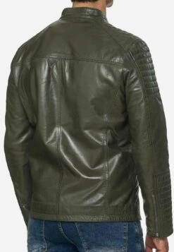 Lederjacke - Khaki 9 Lederjacke - Khaki -Herrenbekleidung 85a6802e59814f588355ac7d18ee1f59