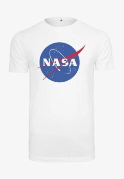 Mister Tee NASA - T-Shirt Print - White -Herrenbekleidung 86db57645105465985ec3ef963f5147f