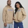 PLAYBOY HOODIE UNISEX - Kapuzenpullover - Desert Sand/blue -Herrenbekleidung 87ef923b18c345c696002eaf64fbc08b