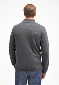 Pier One Strickpullover - Dark Grey Melange -Herrenbekleidung 8b157f8c50df4697950ce563559300e6