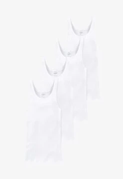 Schiesser 4 PACK - Unterhemd/-shirt - Weiß -Herrenbekleidung 8e589c0828db44f883ff848ca31a5648